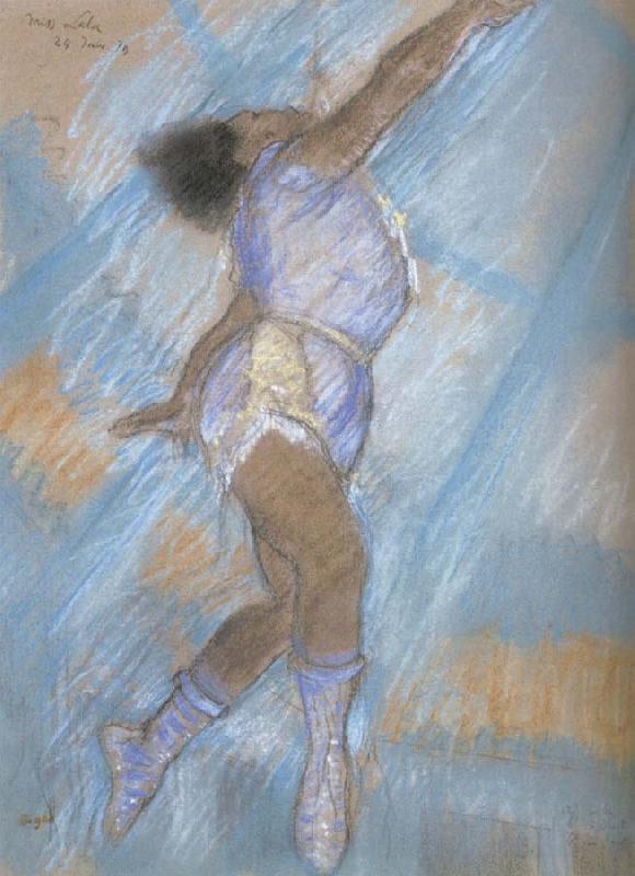 Edgar Degas Preparatory drawing for Miss La La at the cirque Fernando Germany oil painting art